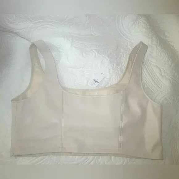 NWT Banana Republic Cropped Bustier - Picture 2 of 5